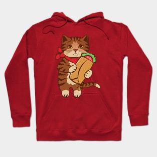 Burrito Cat Hoodie